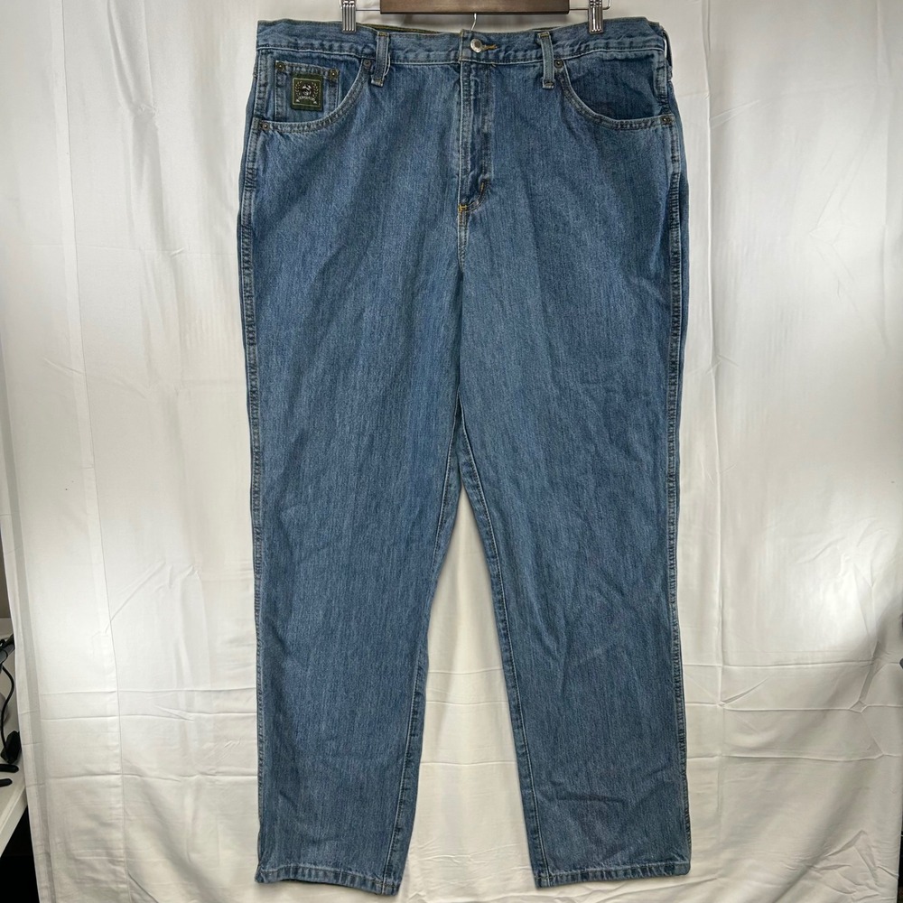 Cinch Jeans Mens 40x34 Blue Medium Wash Straight Leg Cotton Denim MB90530001